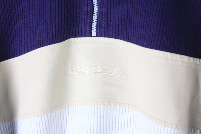 Vintage Reebok Sweatshirt 1/4 Zip Women’s XLarge