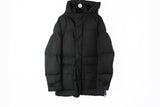 All Saints Kemp Parka Jacket Large / XLarge black authentic winter hooded jacket