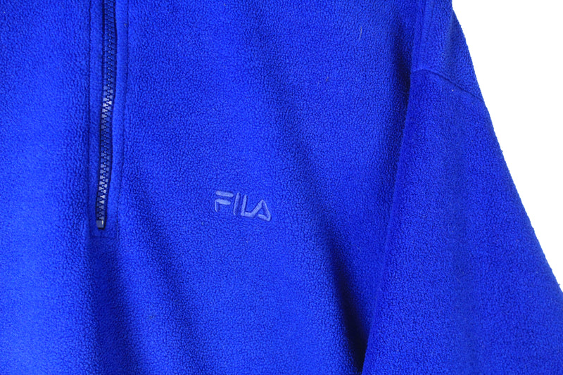 Vintage Fila Fleece 1/4 Zip Medium
