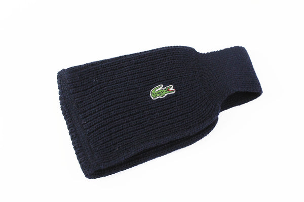 Vintage Lacoste Headband navy blue made in France 90's wool hat