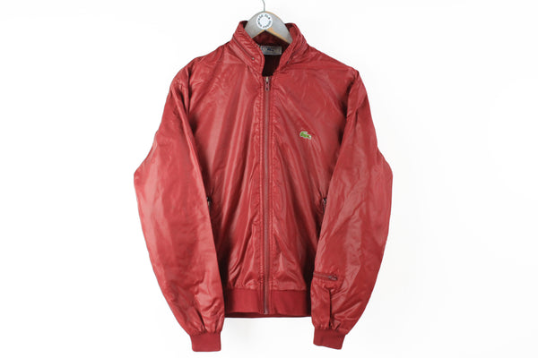 Vintage Lacoste Izod Jacket Small / Medium red classic small logo 90s sport jacket