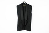 Balmain x H&M Vest With Lapels Women's 36 black authentic satin 