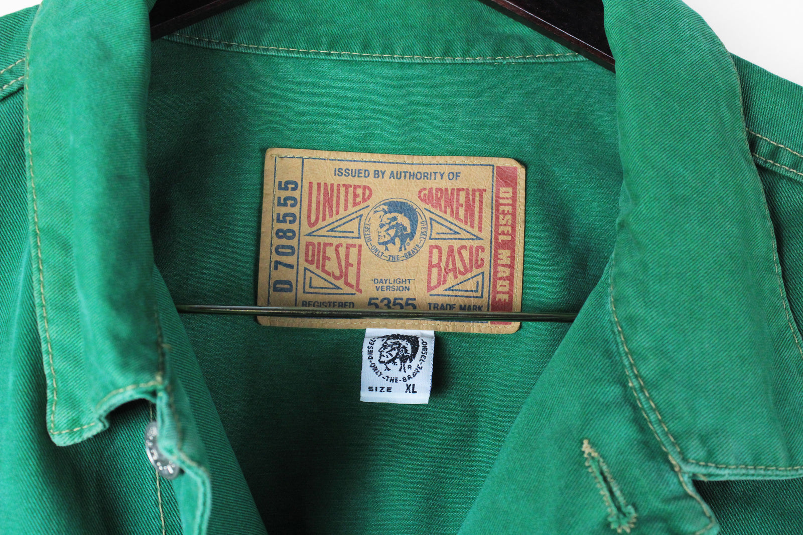 ジャケット・アウター Vintage Diesel 90 denim jacket XXL s-l400.jpg