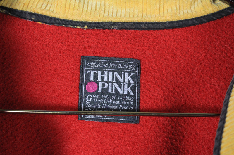 Vintage Think Pink Fleece 1/4 Zip Large / XLarge
