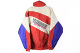 Vintage Yamaha Racing Jacket XLarge multicolor big logo 90s retro style motor sport full zip 