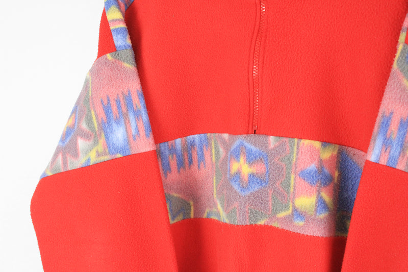 Vintage Fleece Half Zip Small