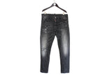 Dsquared2 Jeans 38 denim black pants authentic luxury made in Italy street style