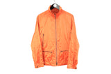 RIANI womens jacket SIZE 40 authentic orange bright colorful zipped front pocket long sleeve light autumn spring rare M