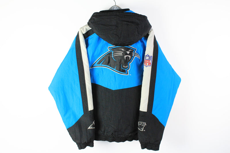 Vintage Panthers Carolina Reebok Pro Line Anorak Jacket Large