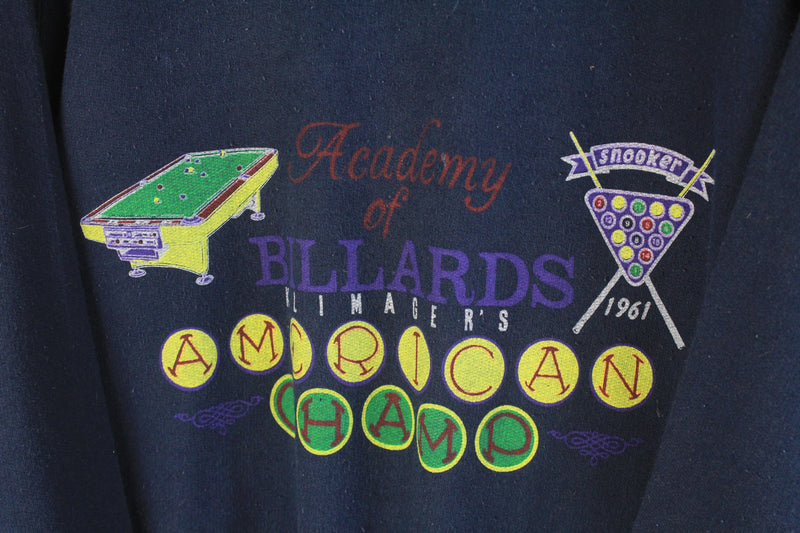 Vintage Academy of Billiards Sweatshirt Small