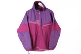 Vintage Salewa Fleece Half Zip Large purple 90s sport style anorak sweater 