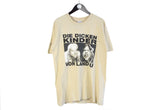 Vintage Dicken Kinder 1996 Tour T-Shirt Large beige 90's merch Von Landau rock tee