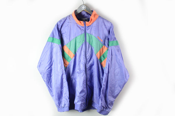 Vintage Adidas Tracksuit Large / XLarge purple multicolor rare 90s sport suit