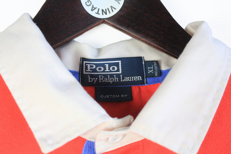 Vintage Polo by Ralph Rugby Shirt XLarge / XXLarge