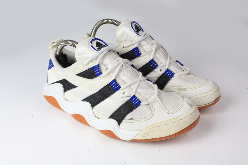 Vintage Adidas Sneakers EUR 40 equipment 90s sport style shoes trainers white 