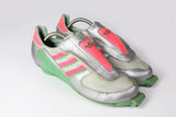 Vintage Adidas SDS Skating Shoes US 9 silver micropacers 80s made in Yugoslavia shoes
