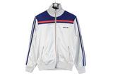 Vintage Adidas Track Jacket XSmall gray 80's windbreaker polyester sport style coat