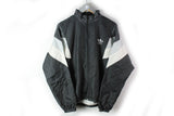 Vintage Adidas Track Jacket Medium black sport jacket 90s