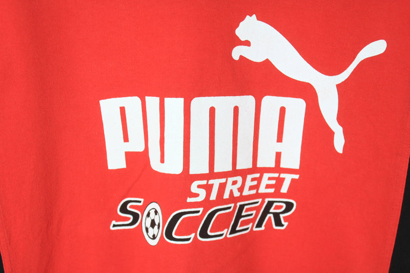 Vintage Puma Street Soccer T-Shirt Medium