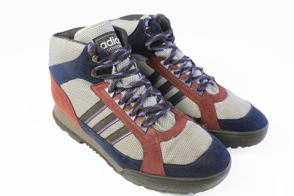 Vintage Adidas Outdoor Light Boots US 9 trekking shoes authentic rare retro sneakers 80s 90s