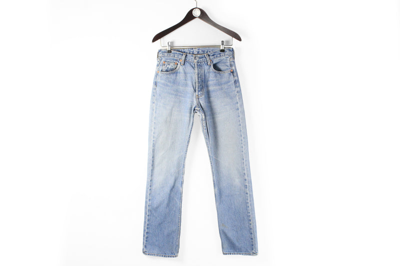 Vintage Levi's 501 Jeans W 30 L 32 blue 90s retro denim pants  USA style