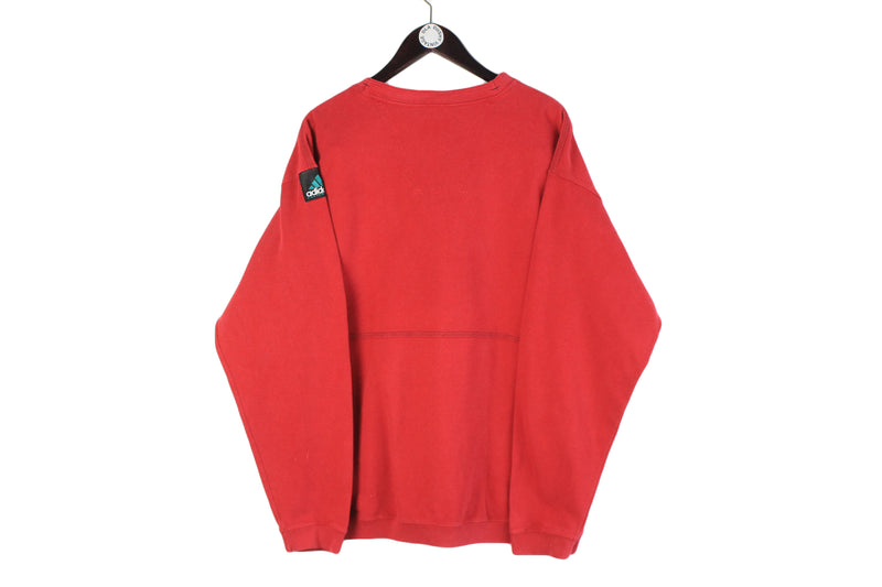 Adidas equipment sweatshirt online red