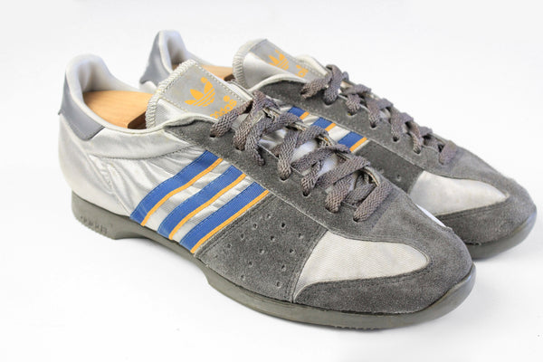 Vintage Adidas Touring Sneakers gray suede 90s retro bike classic bicycle shoes CycloTouring 