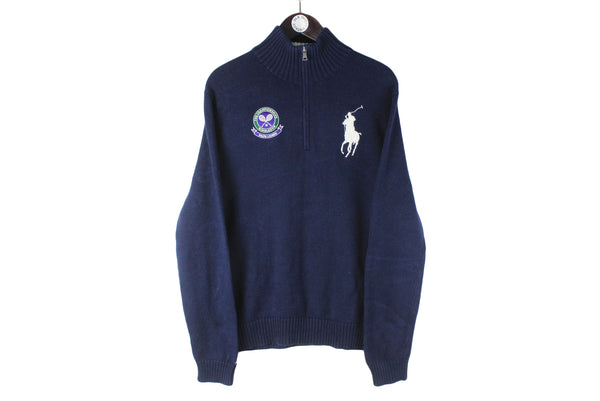 Polo by Ralph Lauren Wimbledon 2014 Sweater 1/4 Zip Medium