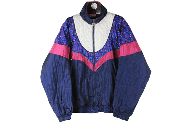 Vintage Wilson Track Jacket Small size full zip sport wear multicolor 90's style training windbreaker rare retro authentic athletic