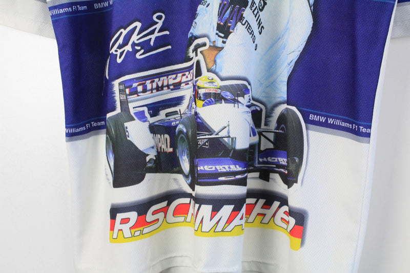 Vintage BMW Williams Team F1 Ralf Schumacher T-Shirt Large / XLarge