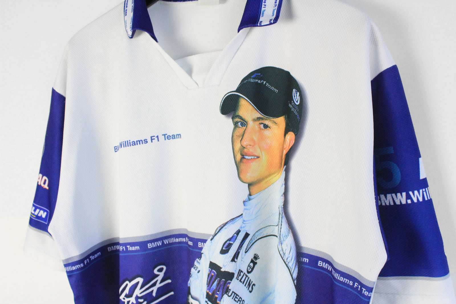 Vintage BMW Williams Team F1 Ralf Schumacher T-Shirt Large