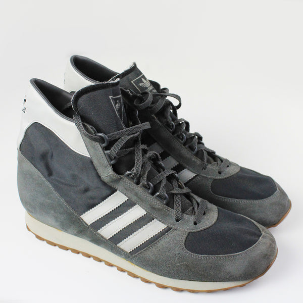 adidas gazelle silver green womens Vintage Adidas High Top Sneakers US 7 main image 0