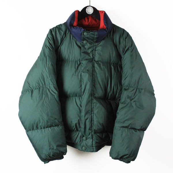Vintage Nautica Puffer Double Sided Jacket Large dla dushy