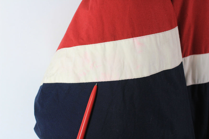 Vintage Nautica Puffer Double Sided Jacket Large