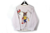 Vintage Tom And Jerry Double Sided Sweatshirt Small