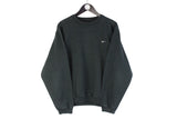 Vintage Nike Sweatshirt Small black 00s 90s crewneck small logo swoosh jumper