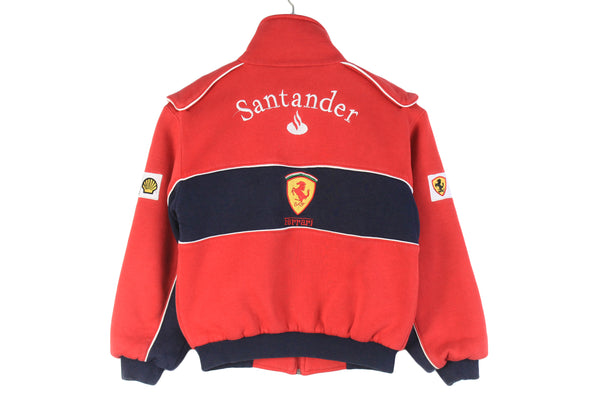 Vintage Ferrari Sweatshirt Full Zip Kids