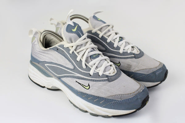 Vintage Nike Sneakers swoosh blue sneakers 90's style swoosh retro rare classic sport authentic athletic basic streetstyle