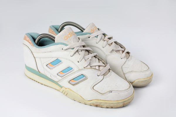 Vintage Adidas Sneakers athletic authentic shoes running trainers city series white retro rare 90's sport street style