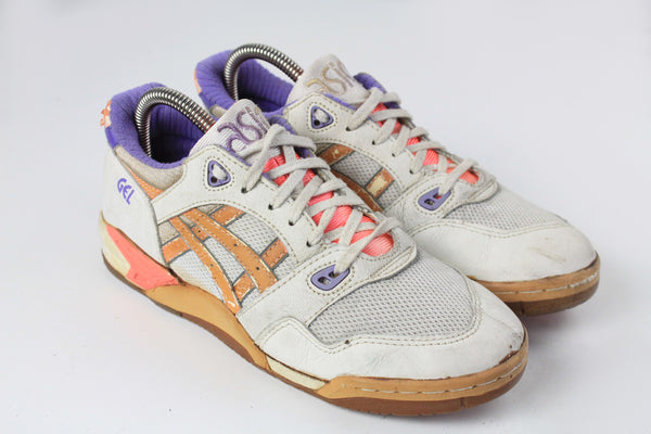 vintage Asics sneakers athletic authentic shoes running trainers multicolor big logo usa retro rare 90's sport street style