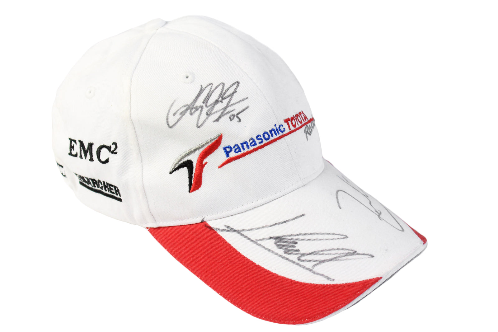 Vintage Panasonic Toyota Racing F1 Team Signed Cap – dla dushy