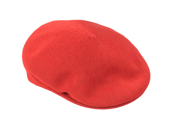Vintage Kangol Beret Hat red bright retro style 90's classic England wool hipster streetstyle outfit large size