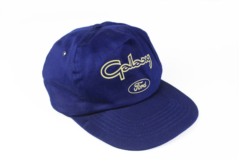 Vintage Ford Galaxy Cap navy blue big logo 90s retro hat
