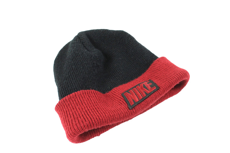 Vintage Nike Winter Hat sport style authentic athletic retro swoosh brand 90's 80's style outdoor