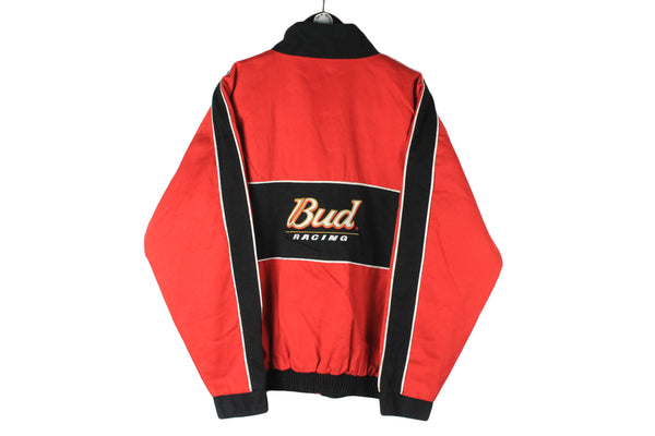 Vintage Budweiser Team Dale Earnhardt Jr NASCAR Jacket Large