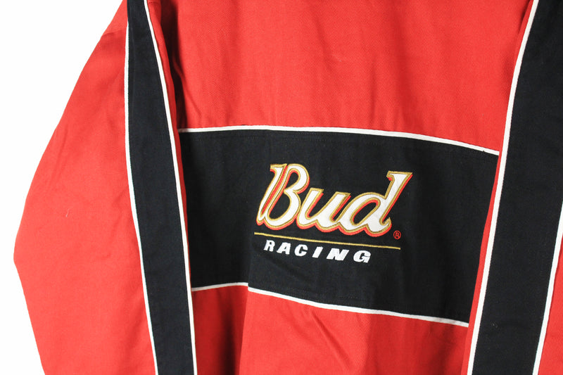 Vintage Budweiser Team Dale Earnhardt Jr NASCAR Jacket Large