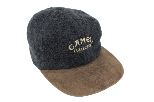 Vintage Camel Cap wool visor summer hat retro rare classic style streetstyle front logo 90's 80's wear cigarettes collection