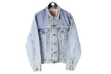 Vintage Levi's Denim Jacket blue 90s retro heavy USA jean coat