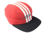 Vintage Adidas Cap red big logo classic 3 stripes retro hat