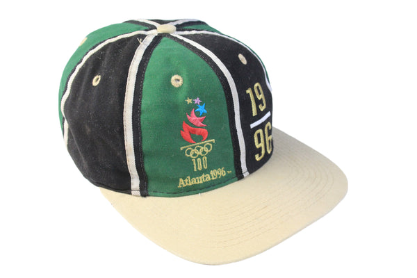 Vintage Atlanta 1996 Olympic Games Cap USA big logo 90s retro sport hat
